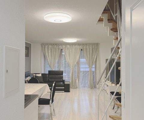 Haupthaus Wohnen mit Blick auf den Balkon