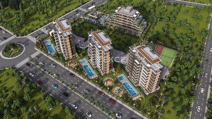 Spacious Flats with En-Suite Bathrooms in Aksu Antalya