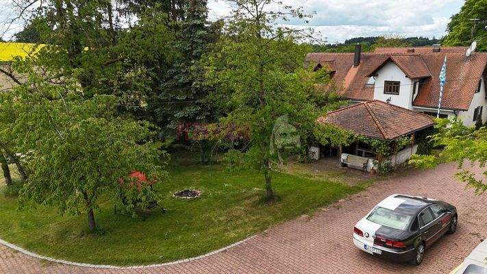 Feuerstelle und Freisitz