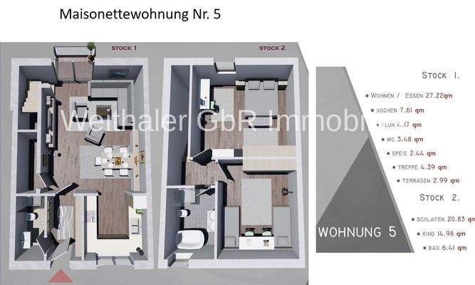 Grundriss Whg 5