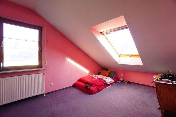 Kinderzimmer im Dachgeschoss