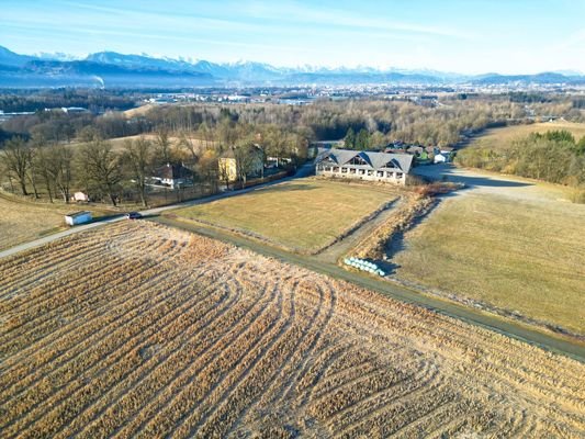 Luftbild Baugebiet Farchern/Klagenfurt