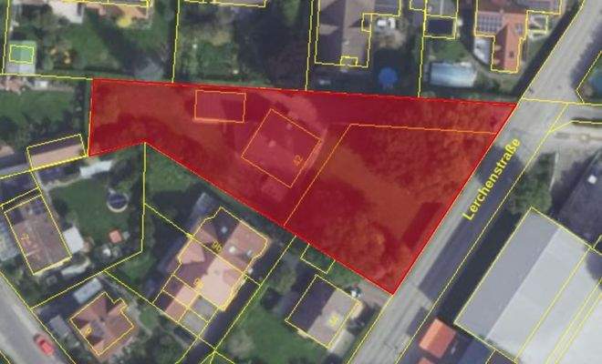 Flurkarte mit Altbestand