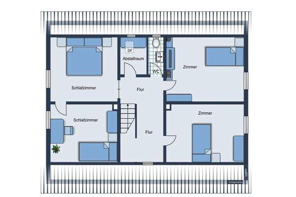 Grundriss Obergeschoss