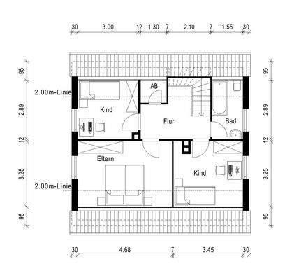 Grundriss Obergeschoss