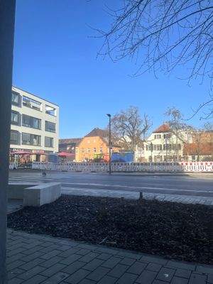 Blick zur Fußgängerzone