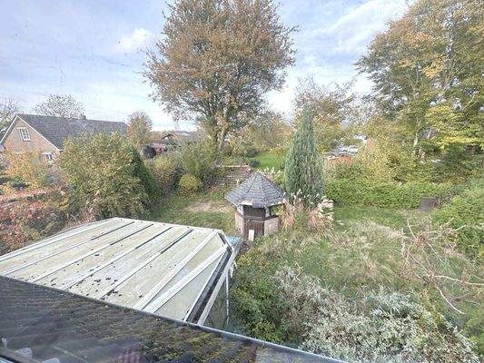 Sicht auf Gartenbereich