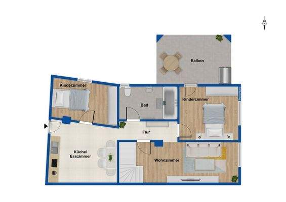 Grundriss Dachgeschoss 1