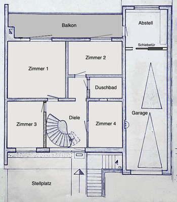 Grundriss Erdgeschossebene