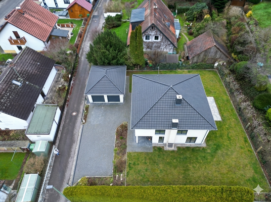 Beispiel Bebauung Walmdach