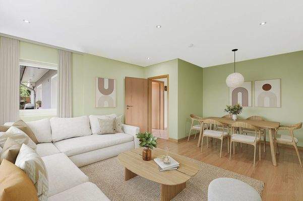 Wohnzimmer Einliegerwohnung Home Staging