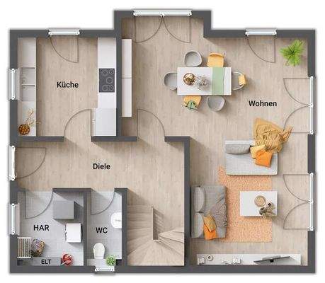 LIchthaus 121 Grundriss EG