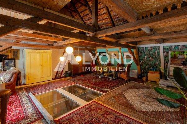 Dachgeschoss im Scheunenbereich - Kreativraum