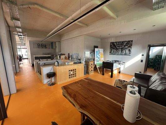 Cafétheke, Sitzecke