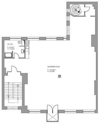 Grundriss 3. OG ca. 166 m²