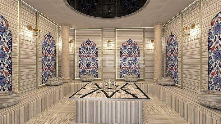 Flats with a Shared Pool Close to Social Amenities in Alanya