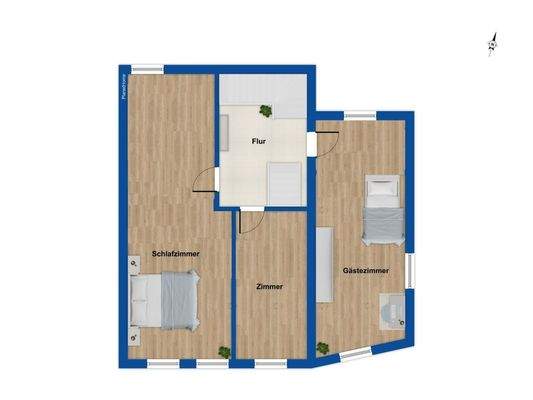 Grundriss Obergeschoss