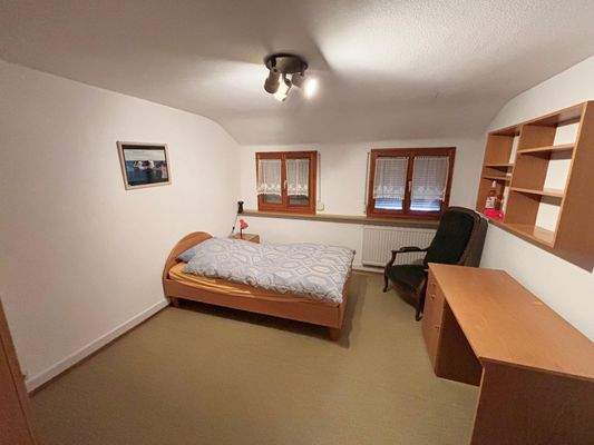 Ein Schlafzimmer im DG