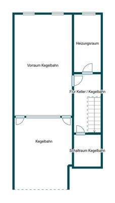 Grundriss Skizze Hotel 1. UG