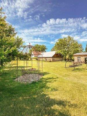 Blick über das Grundstück