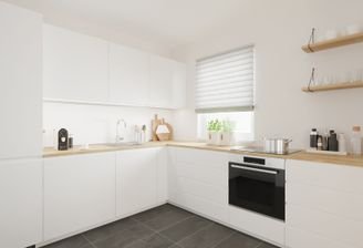 Visualisierung der Küche im Einfamilienhaus