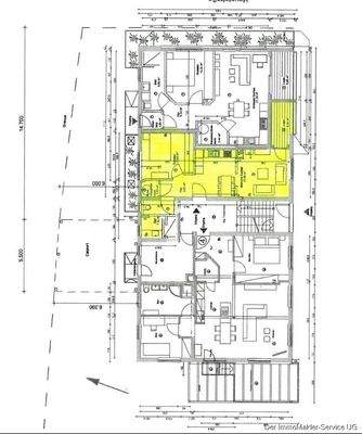 RX 2173-PU Grundriss Erdgeschoss farblich markiert