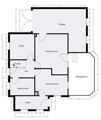 16. Grundriss Souterrain