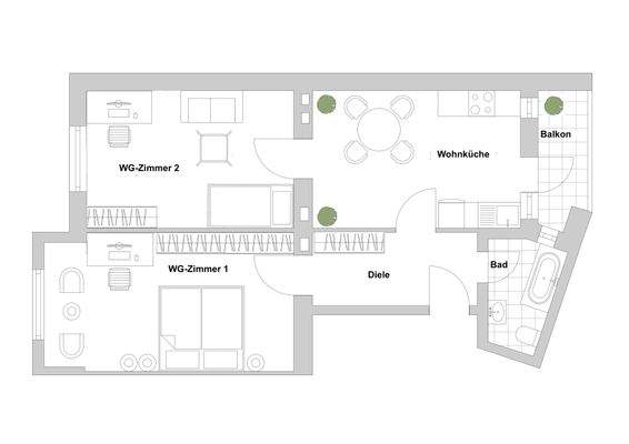 Grundriss 2. Obergeschoss
