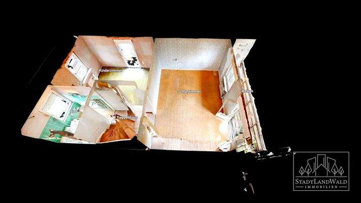 OG - Schematischer Grundriss - 3D