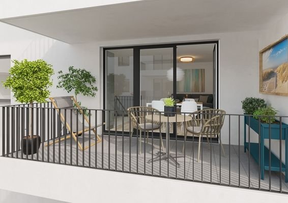 Visualisierung Balkon