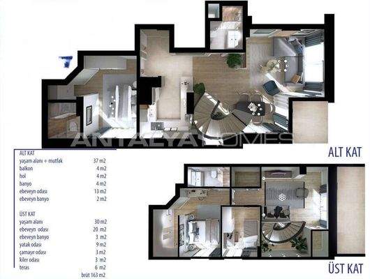 Properties Close to the Sea and Shopping Mall in Antalya Lara