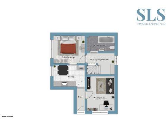 Grundriss Skizze Erdgeschoß