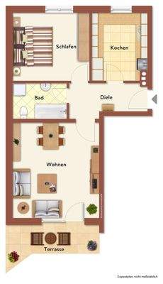 Grundriss Wohnung Nr. 1