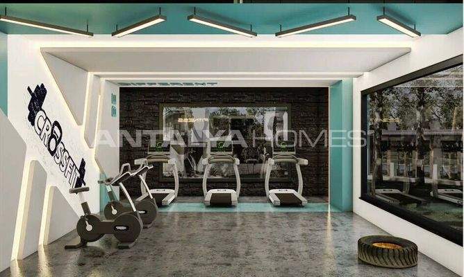 Elegant Flats for Sale 900 m from the Beach in Alanya