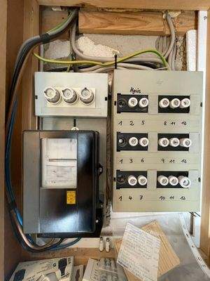 Zähler- und Sicherungskasten