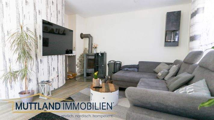 Wohnbereich mit Kamin