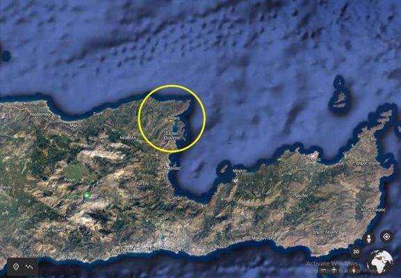 Kreta, Plaka Elounda: Baugrundstück mit Meerblick zu verkaufen