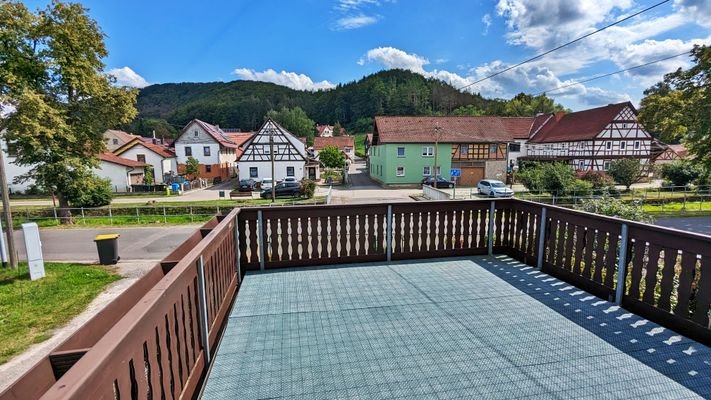 Balkon mit Ausblick