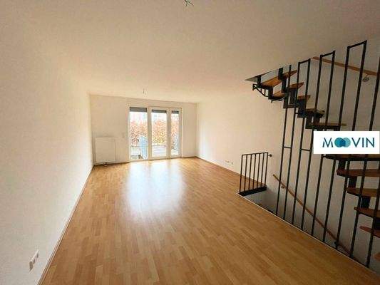 Ansicht I: Wohn- und Esszimmer