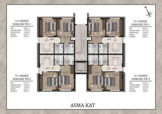 Flats in a Complex with Pool Near Airport in Antalya
