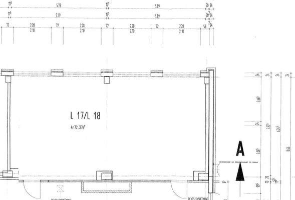 Beispielgrundriss Labor 72m²