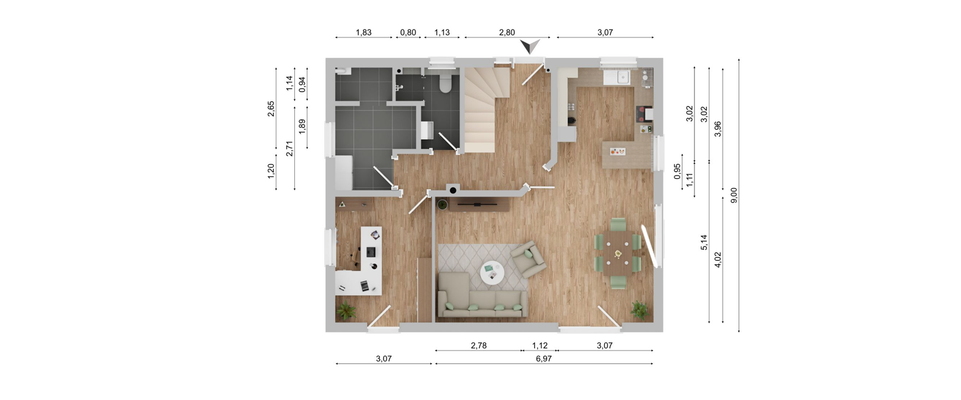 Grundriss Erdgeschoss