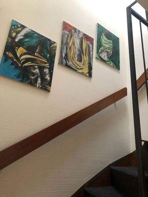 Aufgang zur oberen Ebene