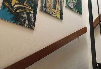 Aufgang zur oberen Ebene