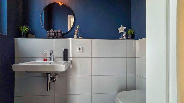 EG: Gäste-WC - Stilvoll gestaltetes WC im Erdgeschoss