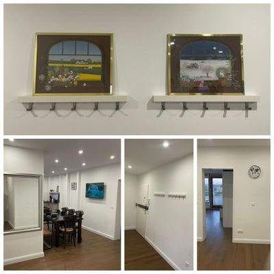 großer Flur mit Gadrobe