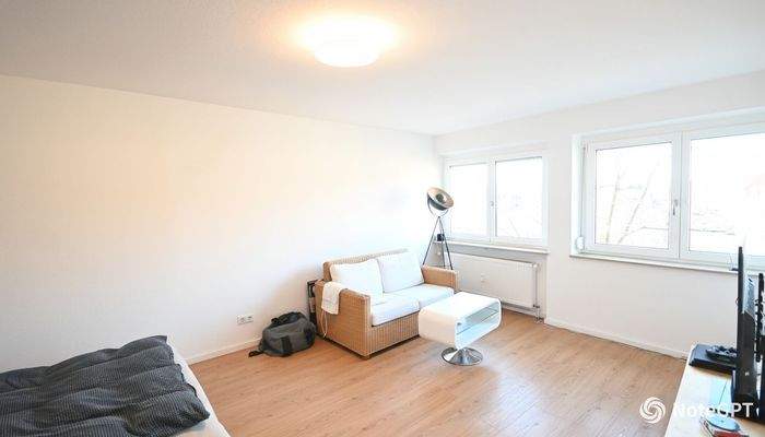 1-Zi-Appartment: Wohnbereich