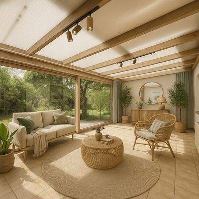 Wintergarten Illustration