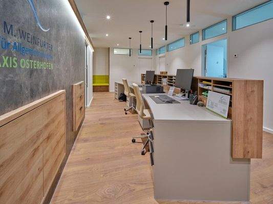 Hausarzt-Praxis Anmeldung (Musteransicht)