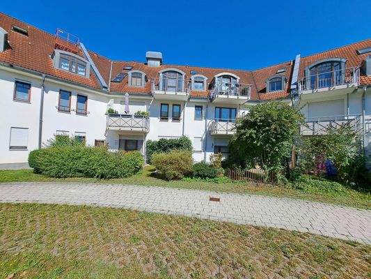 Rückansicht Wohngebäude